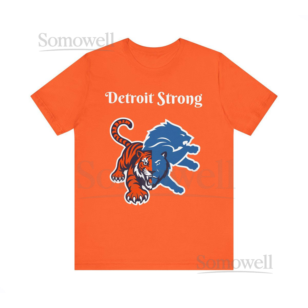 Unisex Tee with Tigers and Lions_846