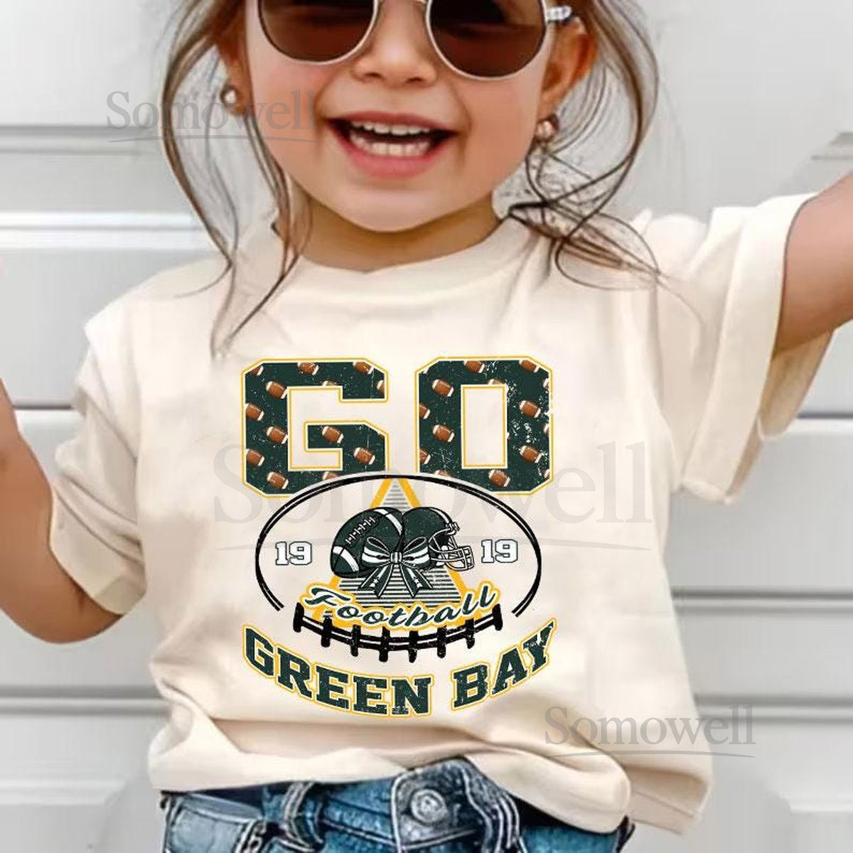 Classic Go Green Bay Football Heritage kid Tee Retro Team Fan Shirt for Adults Kids Timeless Game Day Apparel Game Day Essential_46