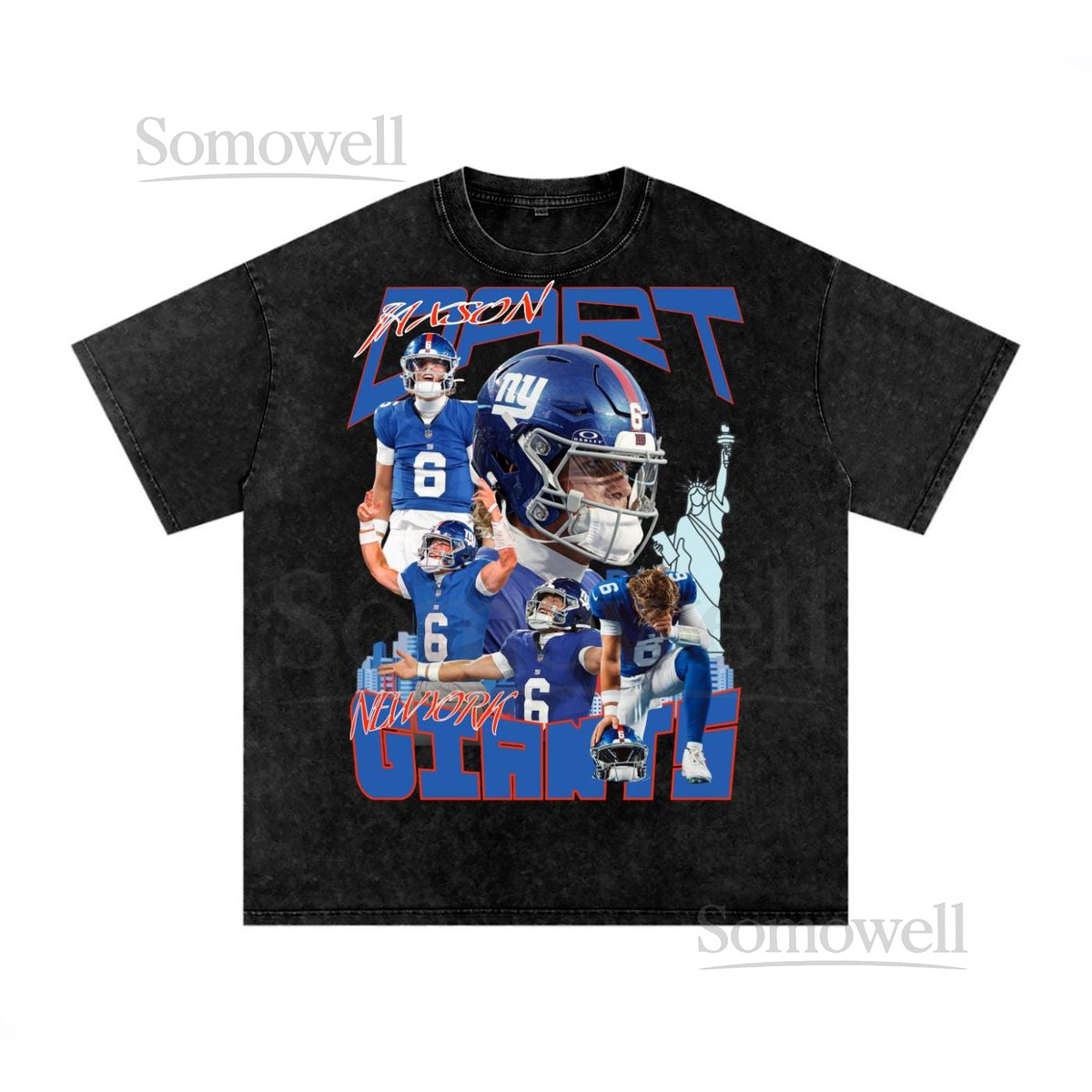 JAXSON DART Shirt Football Shirt Classic 90s Graphic T-Shirt_693