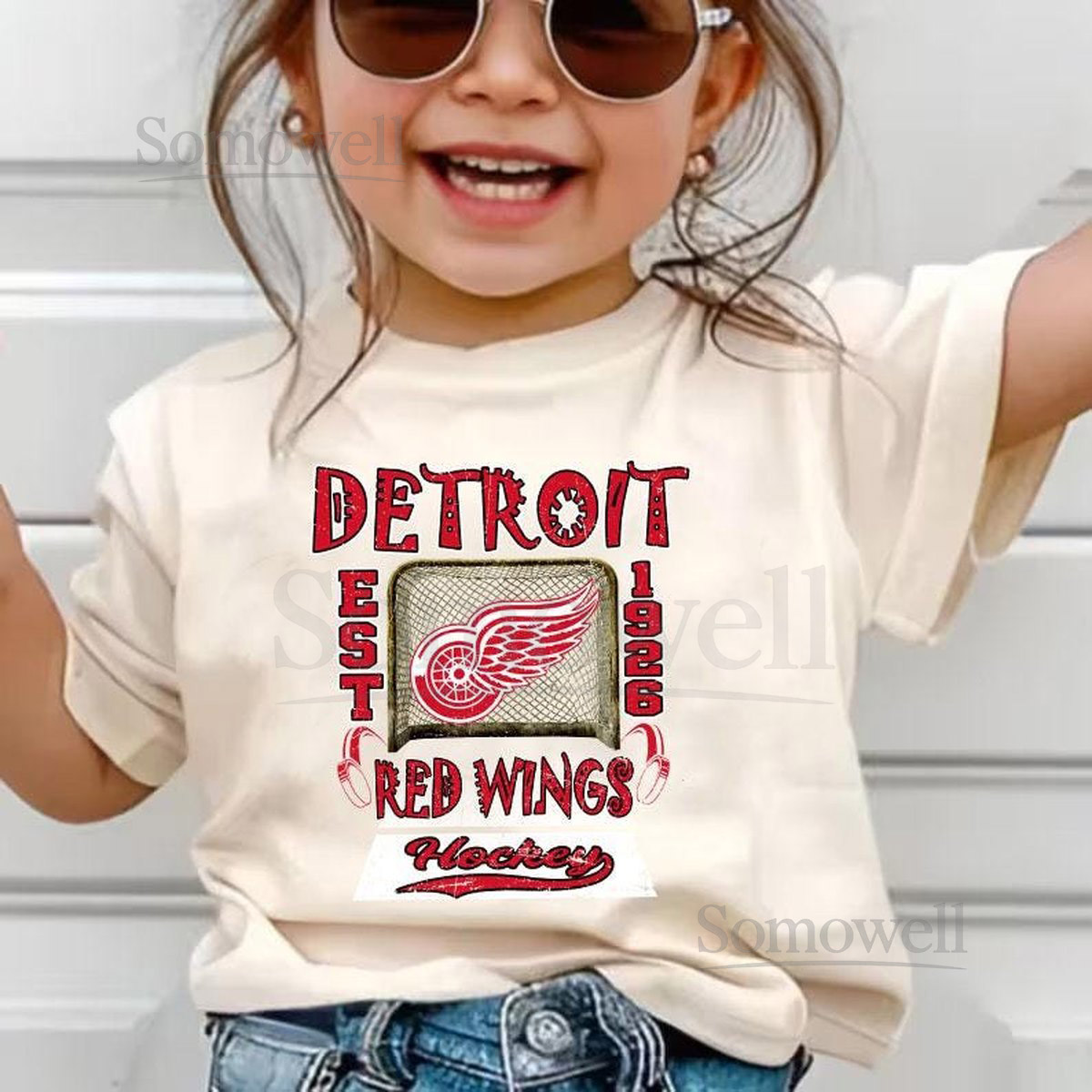 Retro Detroit Ice Hockey tshirt Youth-Adult Game Day Shirt Vintage Look for Sports Lovers Perfect Gift for Kids Adult Supporters_423