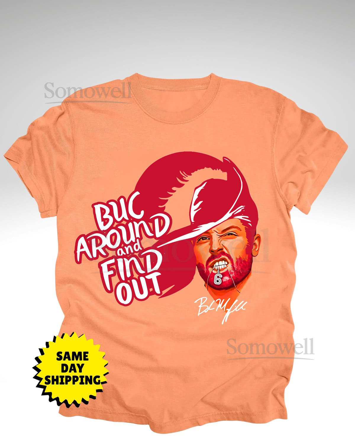 Baker Mayfield Shirt Vintage Bucs Bucco Bruce Tampa Bay Football Buc Around and Find Out Throwback Mascot shirt_40