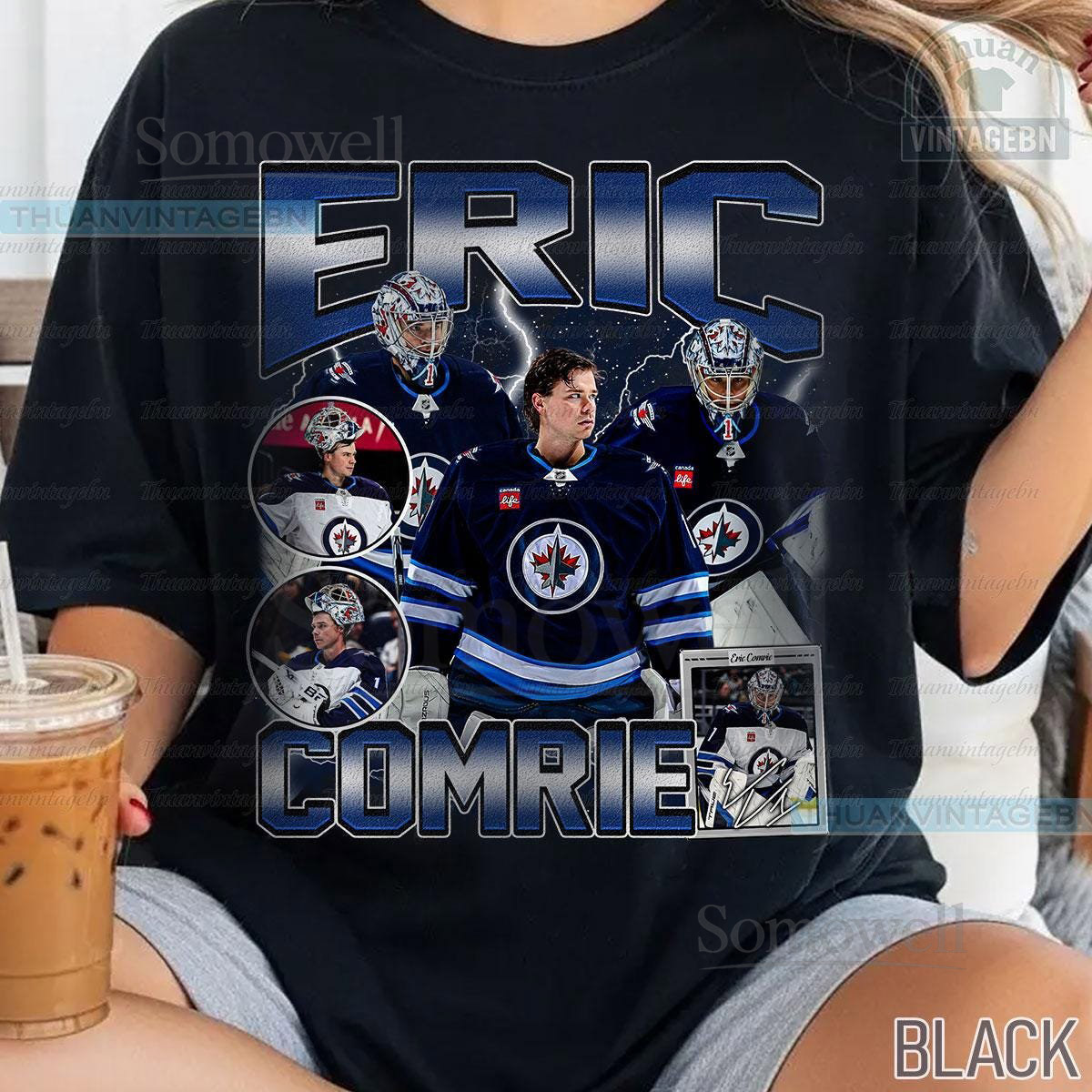 Vintage Eric Comrie shirt Eric Comrie Tee Comfort colors Eric Comrie Tee Bootleg Rap tee Winnipeg Youth Hockey Tee_721