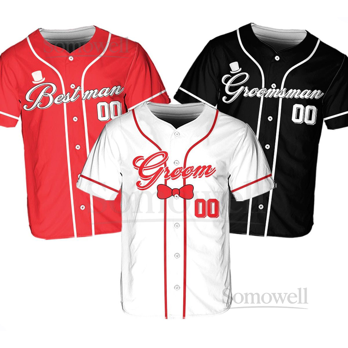 Personalized Groom and Groomsmen Baseball Jersey Personalized Best Man Jersey Perfect for Engagements Weddings and Bachelor Parties_156