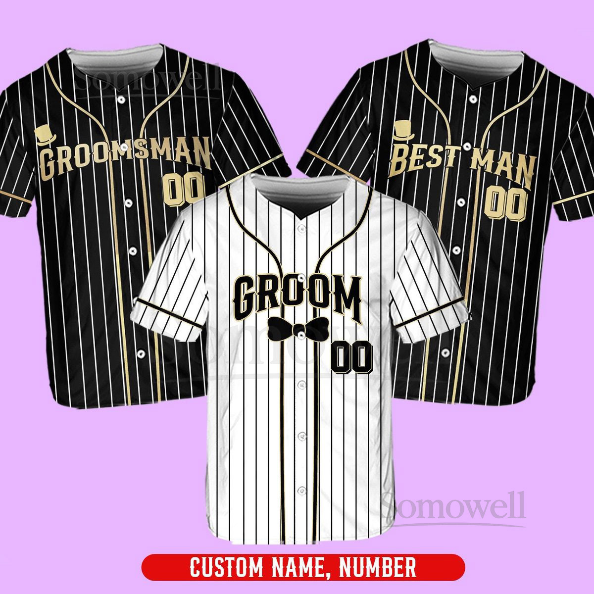 Personalized Groom and Groomsmen Baseball Jersey Personalized Best Man Jersey Perfect for Engagements Weddings and Bachelor Parties_157