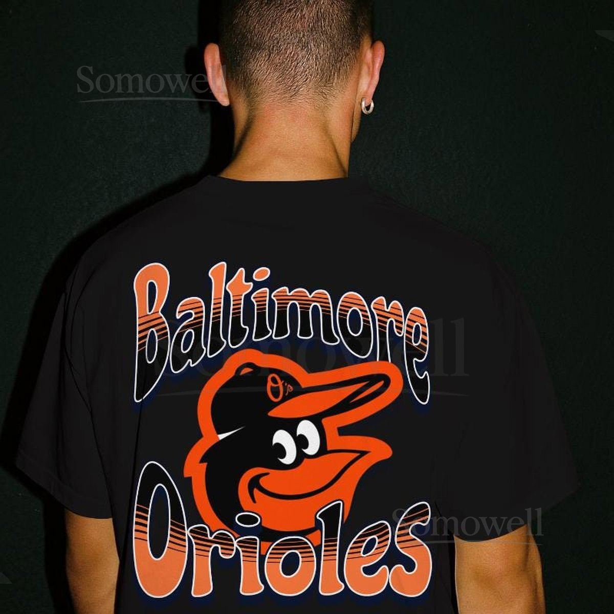 Unisex Baltimore Orioles Graphic T-Shirt MLB Baseball Men and Women Maryland Clothes Apparel_577