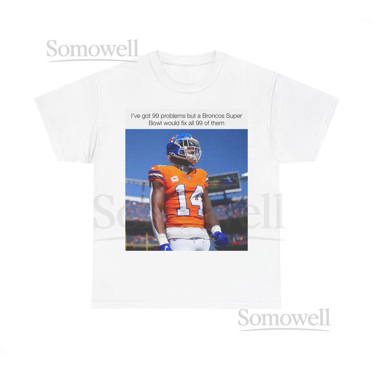 Denver Broncos Courtland Sutton Shirt Super Bowl Fan Tee_300