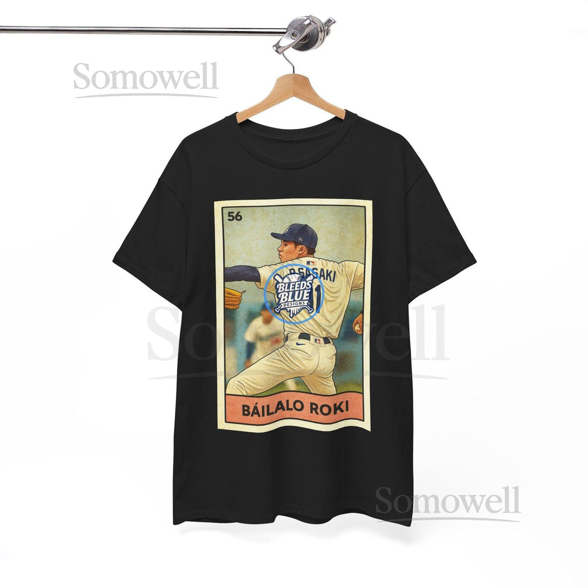 Sasaki Bailalo Roki Loteria Card Tee Shirt - Unisex Heavy Cotton Casual Fit_769