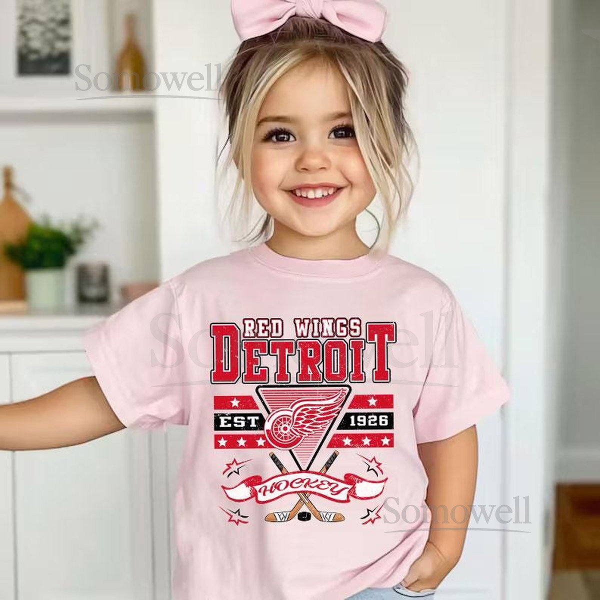 Retro Detroit Ice Hockey tshirt Youth-Adult Game Day Shirt Vintage Look for Sports Lovers Perfect Gift for Kids Adult Supporters_424