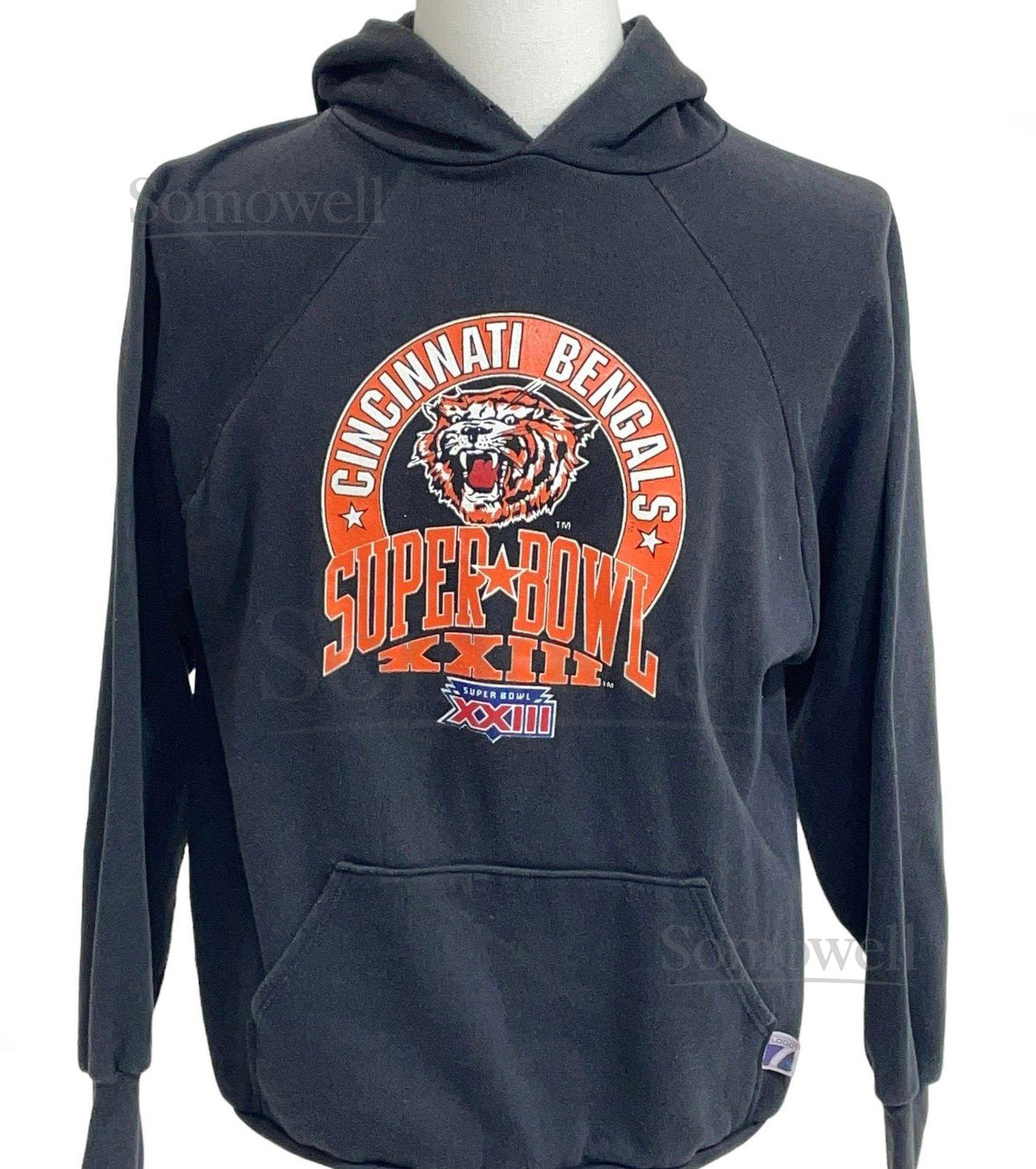 1989 Cincinnati Bengals Vintage Hoodie Sweatshirt_4