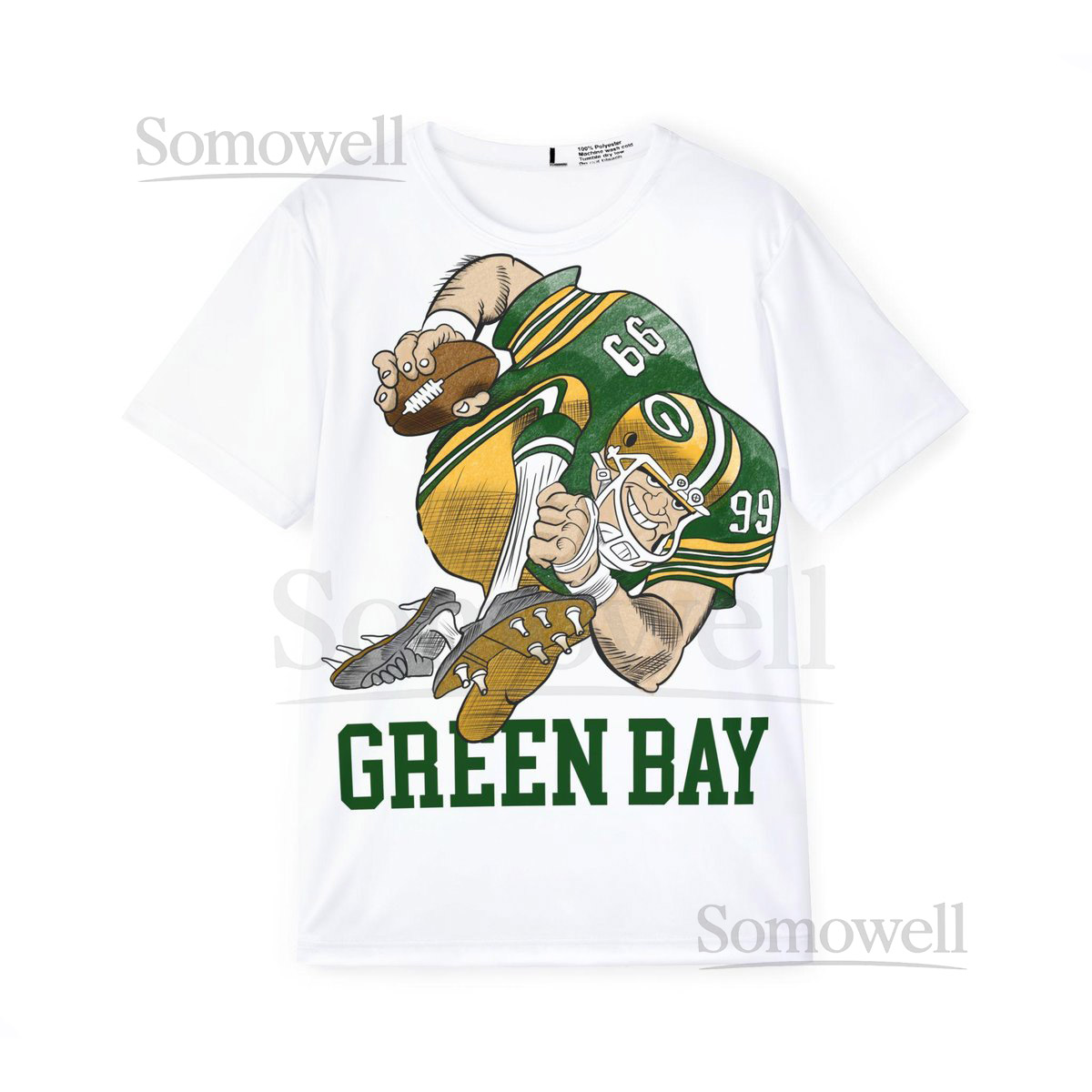 Men's Sports Jersey Vintage Green Bay Packers T-shirt. Green Bay Packers Fan Shirt Retro Football Tee NFL Fan Apparel Game Day Jersey_591