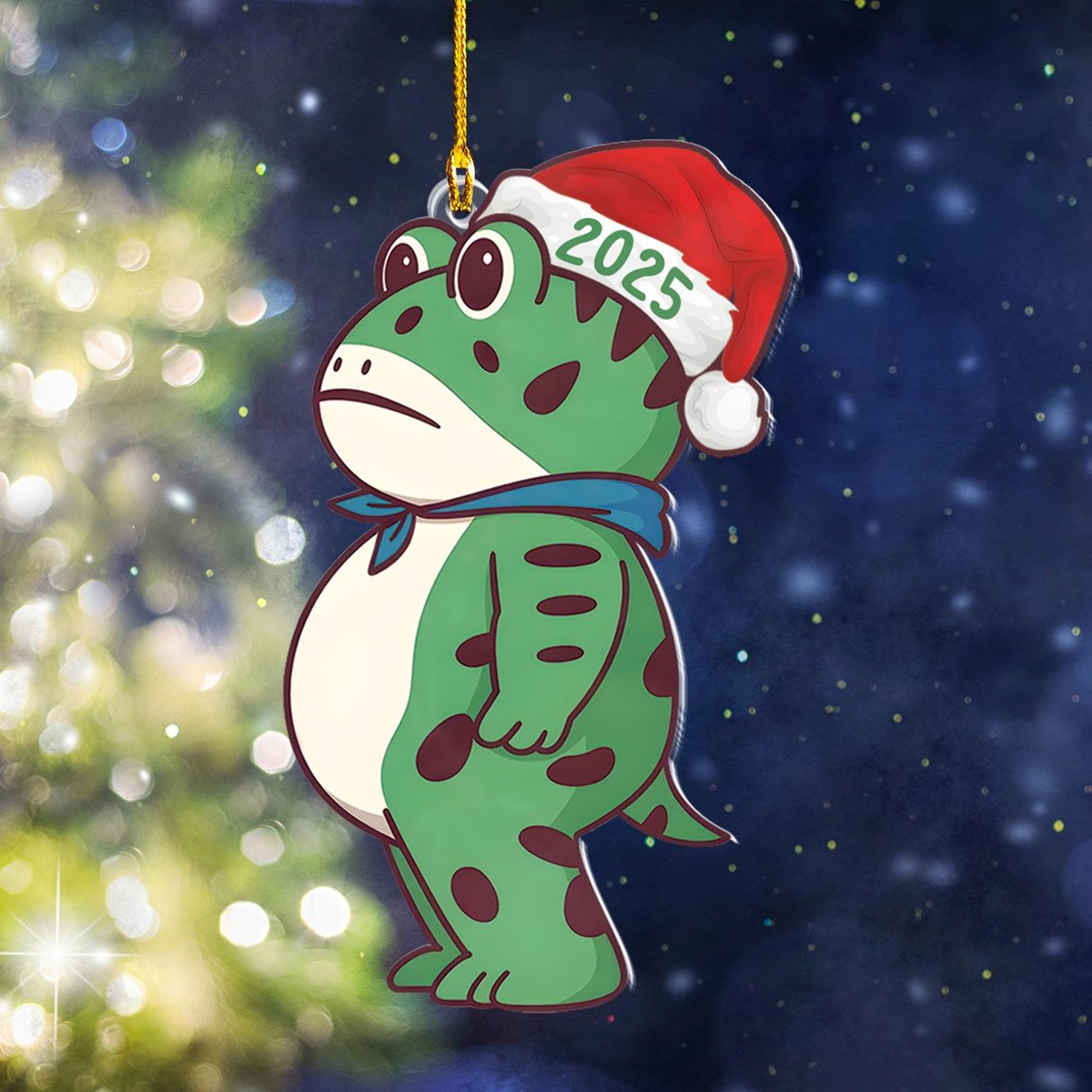Portland Frog Christmas Ornament Political Ornament Freedom Frog Christmas Funny Liberal Pro-democrat Anti Maga Frog Meme Ornament