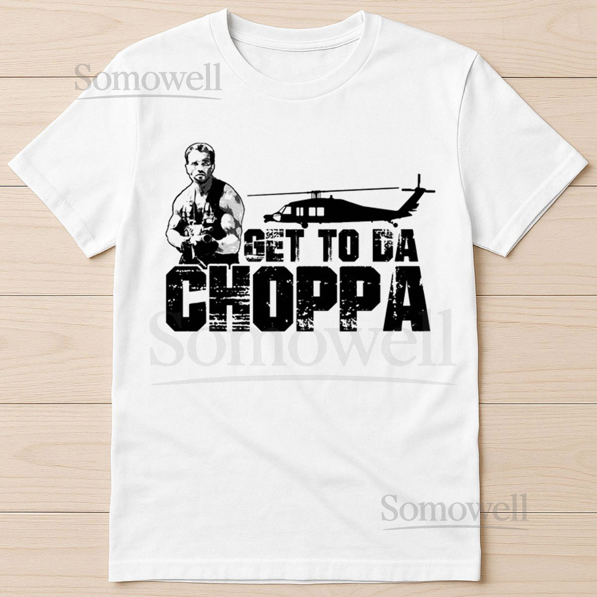 Get To Da Choppa Predator Movie Army Best Seller Funny Gift Tee T Shirt 2970_185