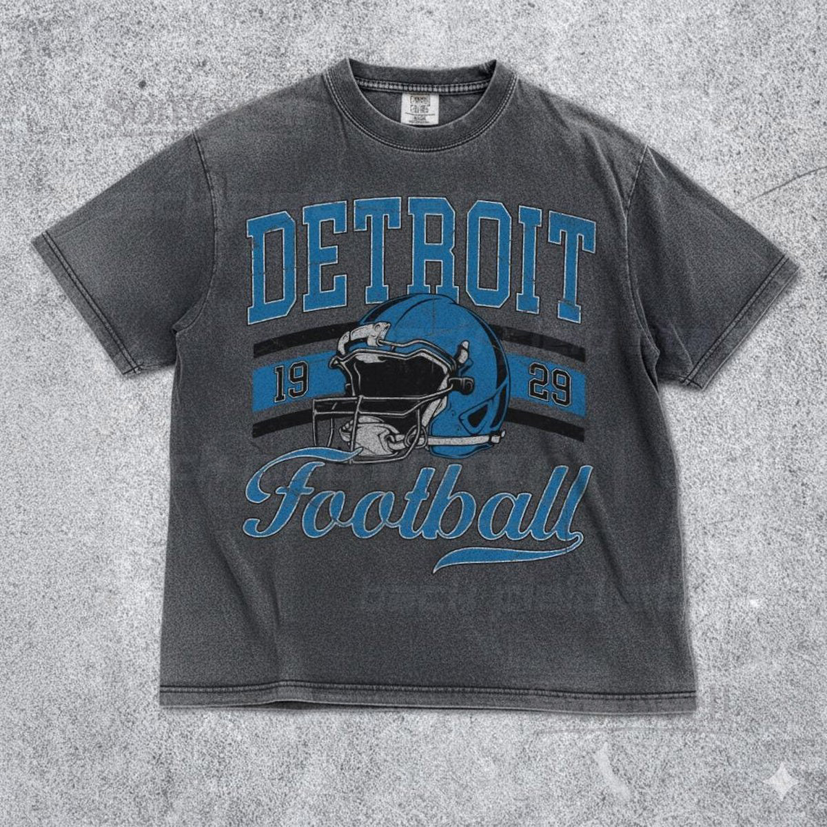 Retro Detroit Lions Comfort Colors T-Shirt Vintage NFL Streetwear Tee Unisex Lions Gift_637