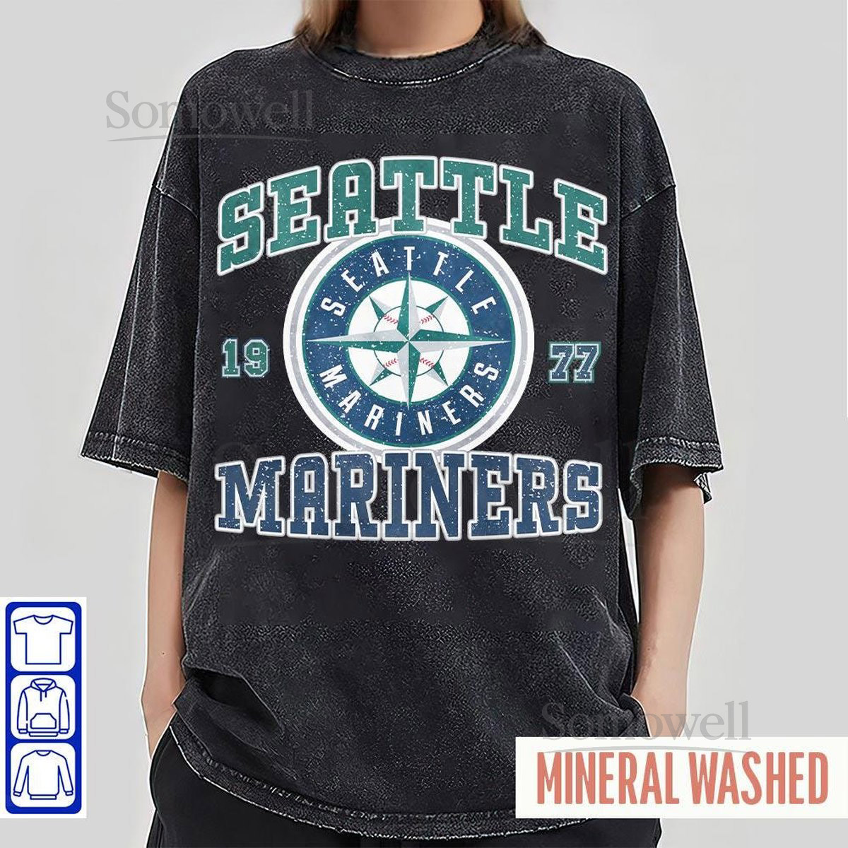 Seattle Mariners Shirt Vintage Seattle Mariners Shirt Unisex Mariners Tee Seattle Mariners Fan Gift Baseball Lover Sweatshirt Hoodie_774