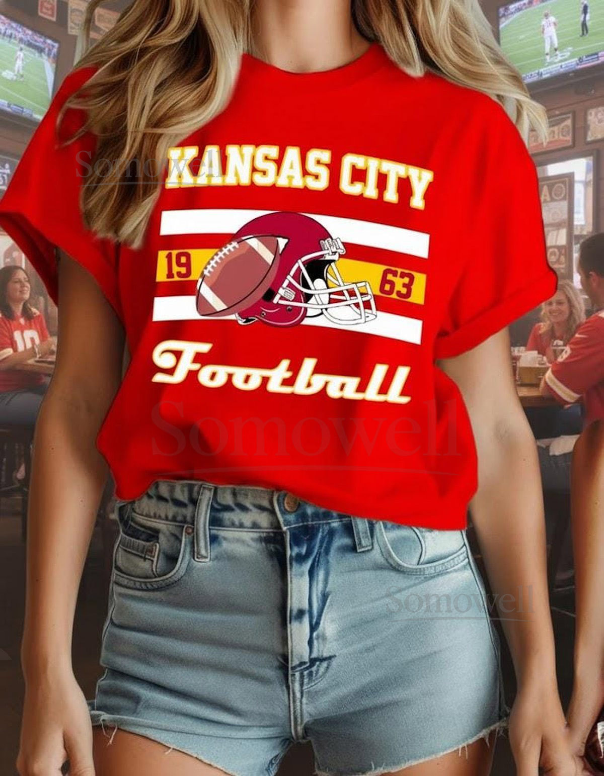 Kansas City Football Shirt Vintage KC Football T-Shirt Football Team Season Unisex Hoodie Sunday Kansas City Unisex Shirts_365
