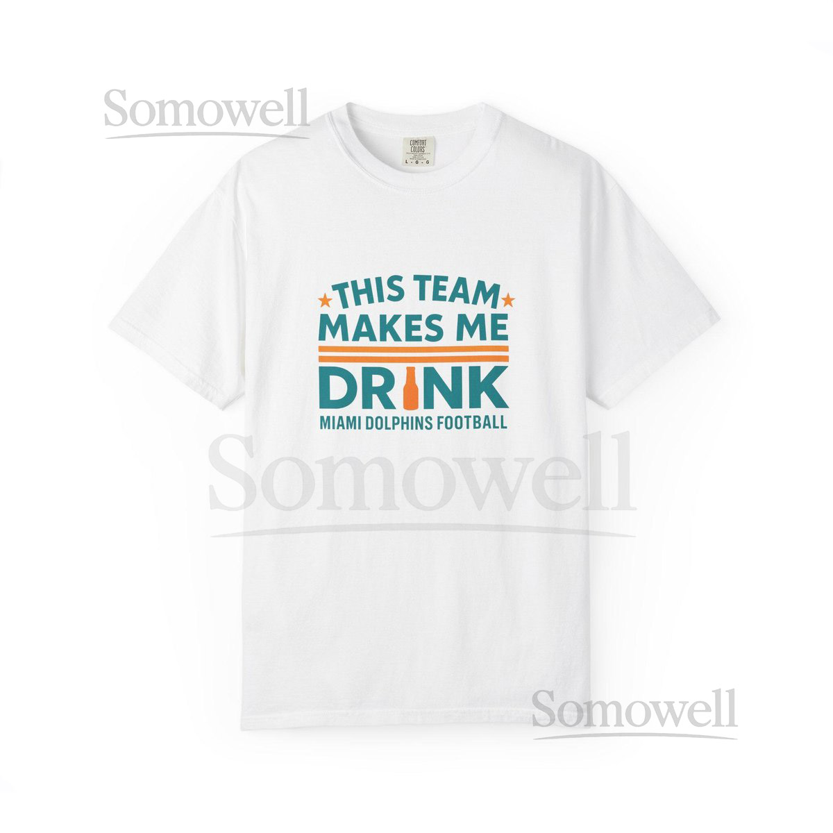 Miami Dolphins Shirt Funny NFL Football T-Shirt Comfort Colors_425