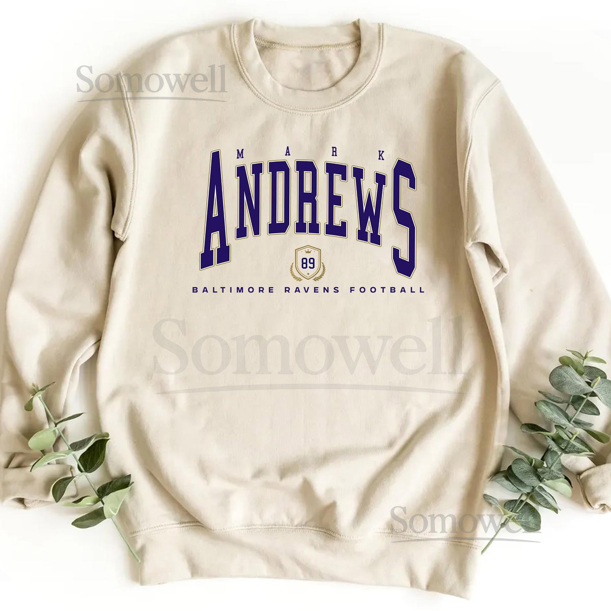Mark Andrews Ravens Sweatshirt Football Crewneck NFL Apparel_785