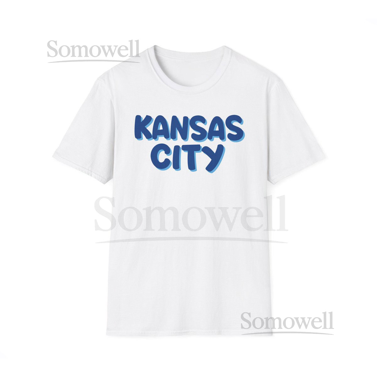 Kansas City Bubble Letters T-Shirt Royals Baseball Colors Tee Unisex Graphic Shirt Sports Fan Apparel Game Day Outfit_365