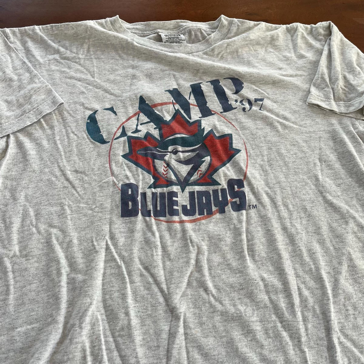 Vintage 1997 Toronto Blue Jays Adidas Tshirt Made in USA_1000