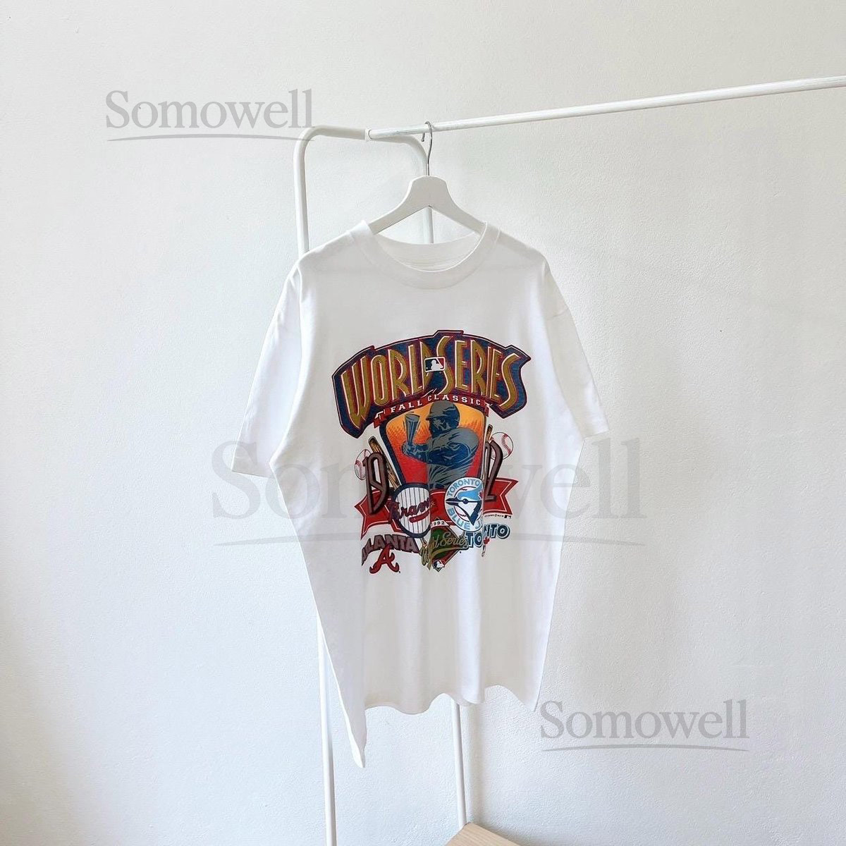 Vintage 1990s Atlanta Braves vs Toronto Blue Jays MLB t-shirt XL_965