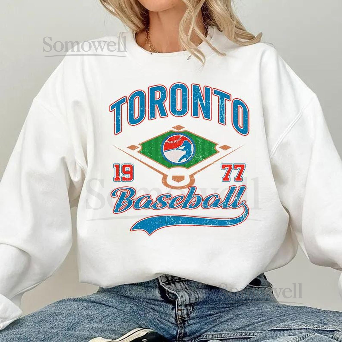 Toronto Baseball Sweatshirt Vintage Unisex Pullover Warm Streetwear Gifts Vintage Pullover Vintage Sportswear Sweatshirt_26