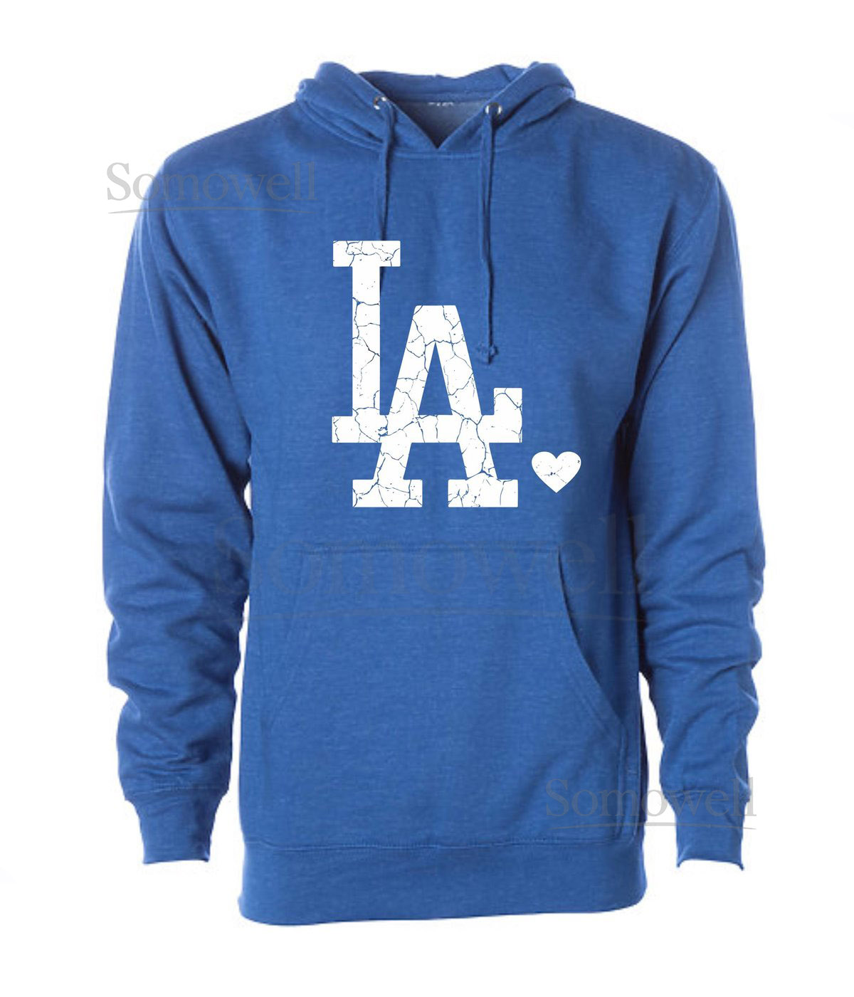 Heart LA HOODIE sweatshirt dodgers LA_431