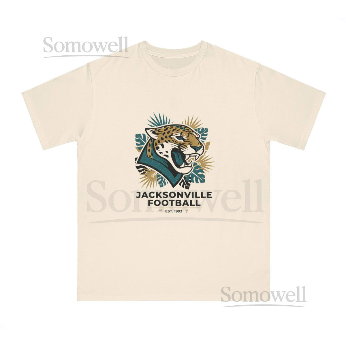 Jacksonville Football 100 Organic Cotton Unisex T-Shirt Casual Athletic Wear Game Day Outfit Sports Gift Eco-Friendly A_575