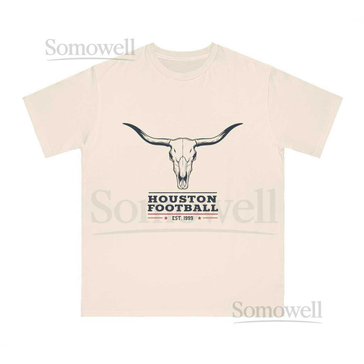 Houston Football 100 Organic Cotton Unisex T-Shirt Casual Wear Sports Apparel Gift for Fans Vintage Style Tee Comfortable Summ_222