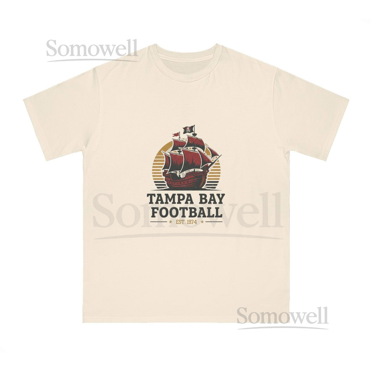 Vintage Tampa Bay Football T-Shirt Unisex Soft Tee Classic Sports Apparel Gift for Football Fans Casual Wear_538