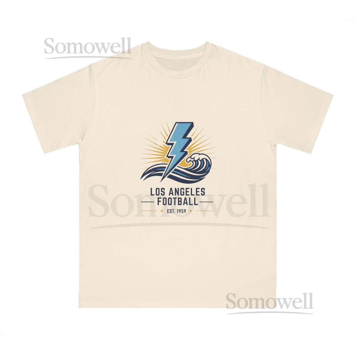 Los Angeles Football 100 Organic Cotton Unisex Classic T-Shirt Casual Tee Sports Apparel Gift for Football Fans Unisex T-Shirt_533