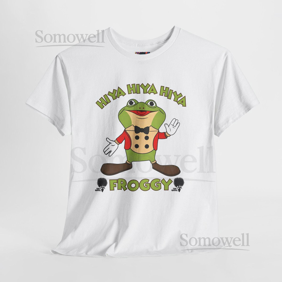 Froggy - From The Ghoul Tee Unisex Heavy Cotton Tee - Vintage 1970's TV The Ghoul Classic Cleveland and Detroit TV_460