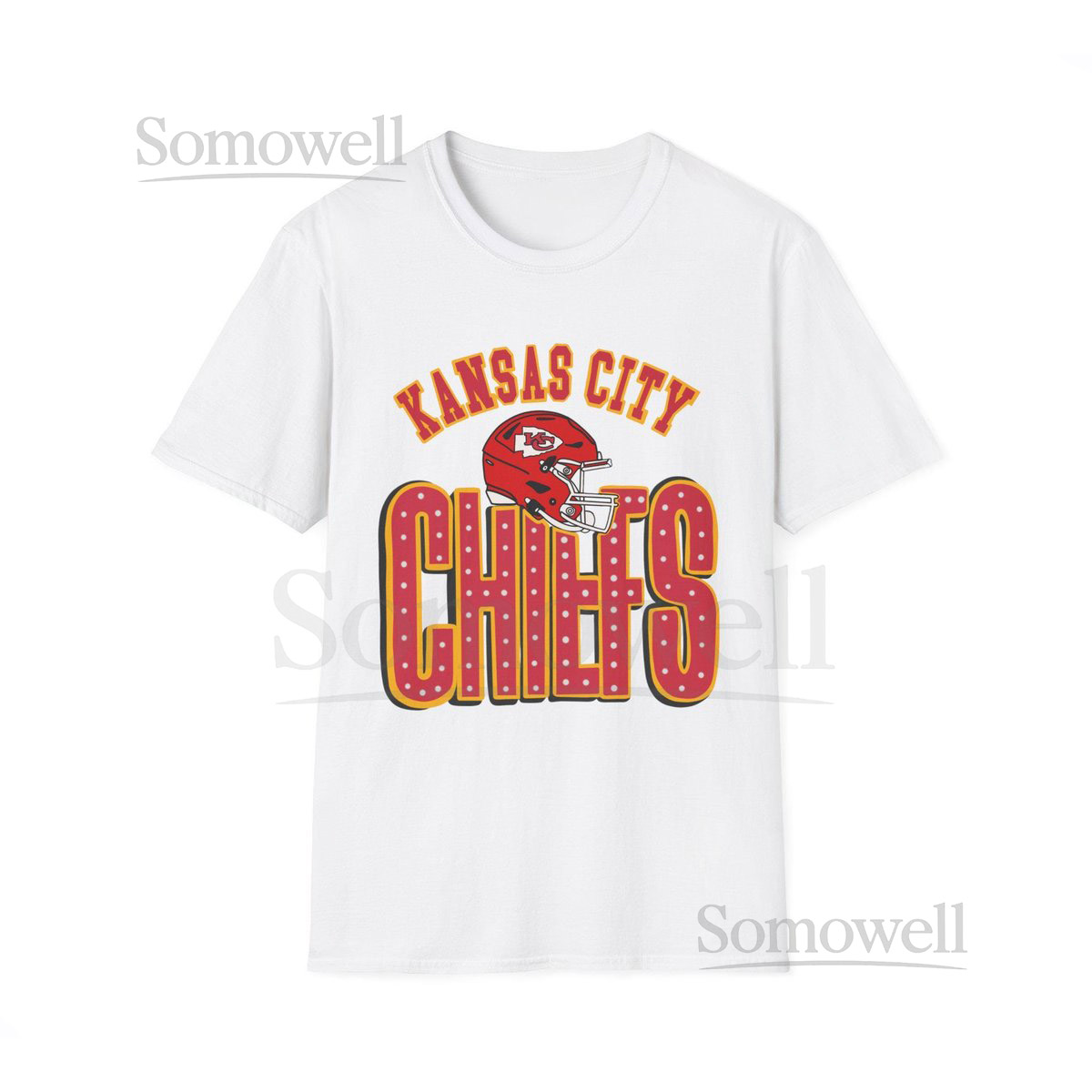 Kansas City Chiefs Unisex Softstyle T-Shirt Vintage Sports Tee Game Day Apparel Football Fan Shirt Gift for Chiefs Supporters_323