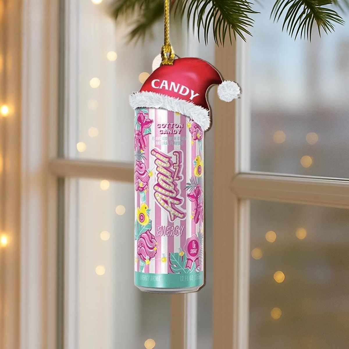 Personalized Alani Energy Drink Ornament Custom Color or Scent Can Ornament Witches Brew 2025 Christmas Ornament Fun Gift for Her