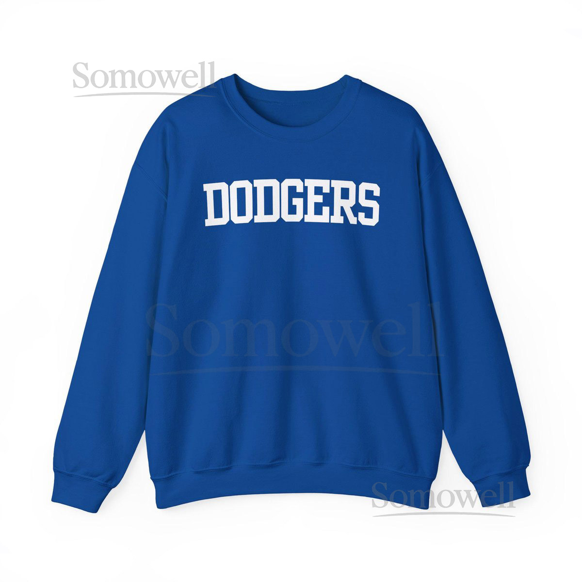 LA Dodgers Crewneck Sweatshirt - Baseball Fan Apparel Sports Team Sweatshirt Los Angeles Gift Game Day Top Dodger Blue Pullover_531