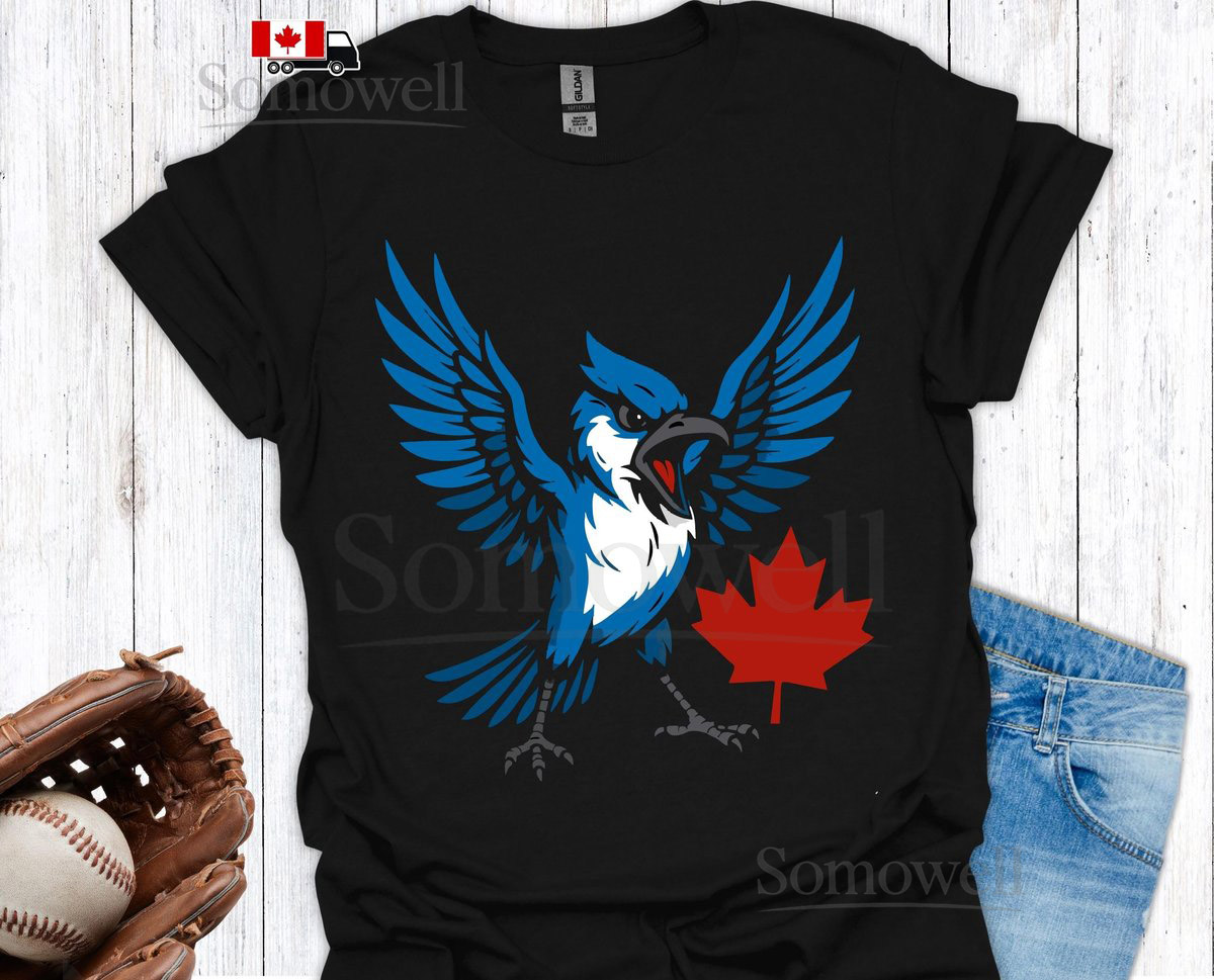 Canadian Blue Jay Shirt for Toronto Fan Canada T-Shirt for Baseball Lovers Canadian Tee for Professional Sports Enthusiasts_198