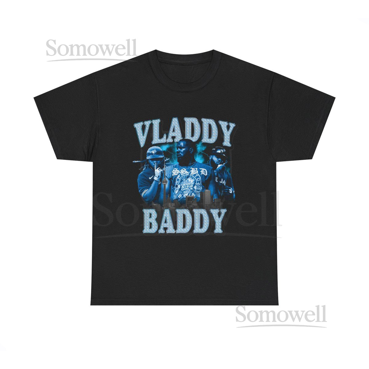 Vladimir Guerrero Jr - Toronto Blue Jays 2025 Playoffs - Vintage-Style Graphic T-Shirt_575