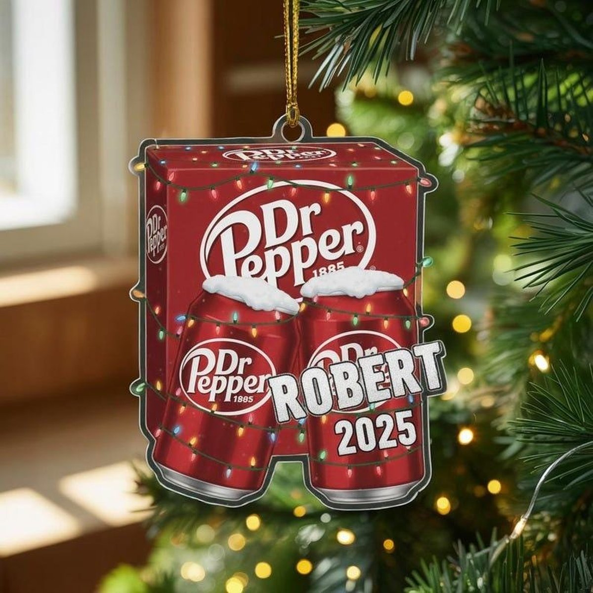 Dr Pepper Ornament Dr Pepper Christmas Ornament Soft Drink Christmas Ornament Soda Ornament Dr Pepper Decor