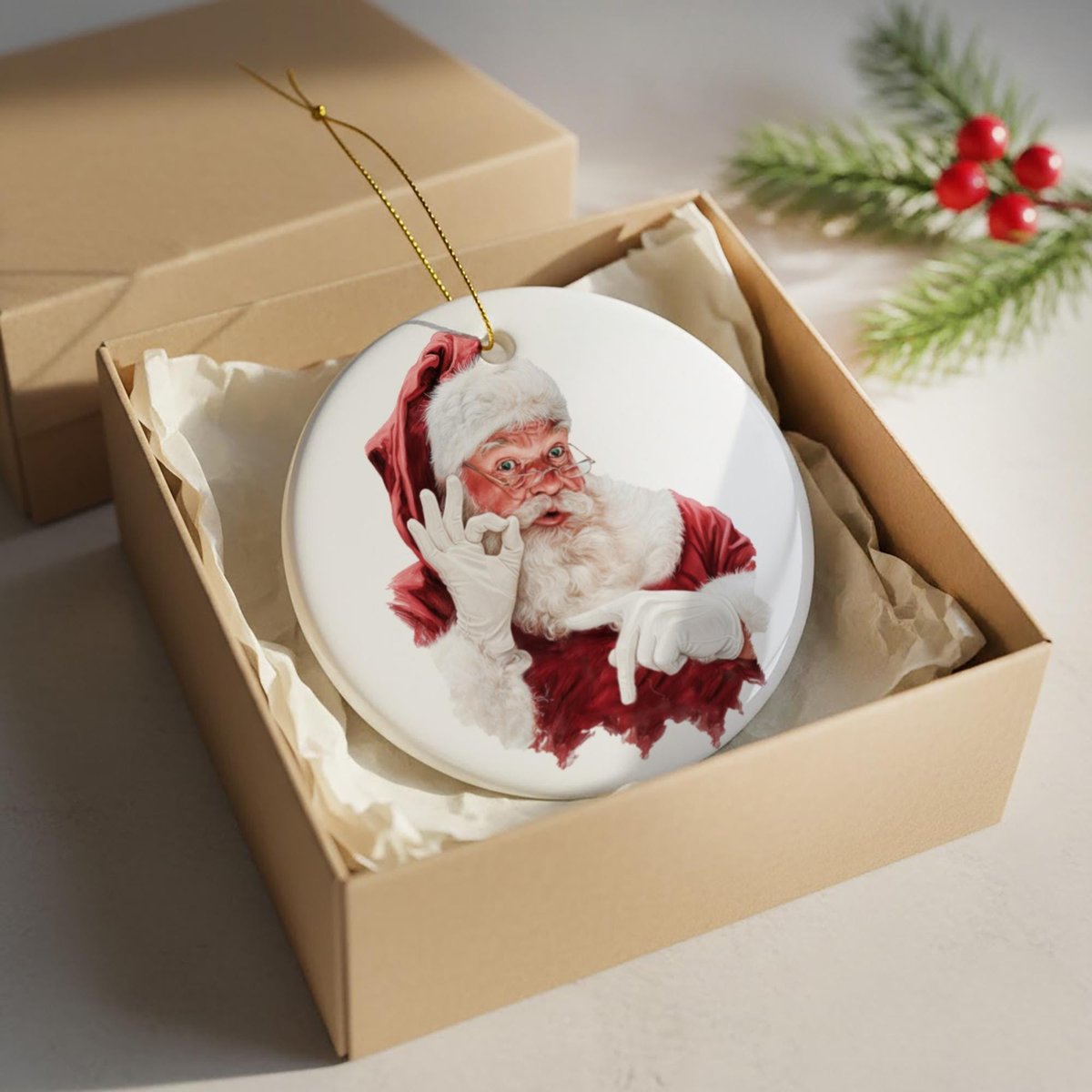 6-7 Meme Ornament Santa Says 6-7 Ornament Tween Christmas Ornament Teen Boy Gift Gen Alpha Gift Gen Z Ornaments 6-7 Ornaments