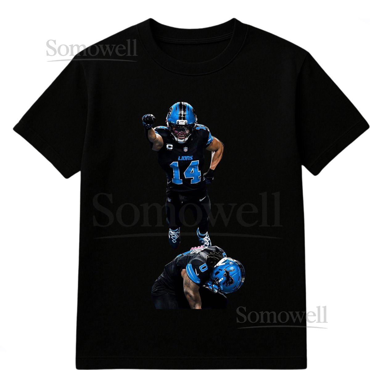 Gibbs x St. Brown celly_357