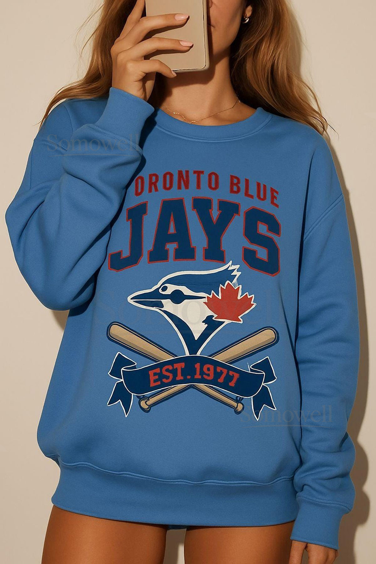 Toronto Blue Jays Unisex Sweatshirt Cozy Team Apparel Perfect for Game Days World Series 2025_916