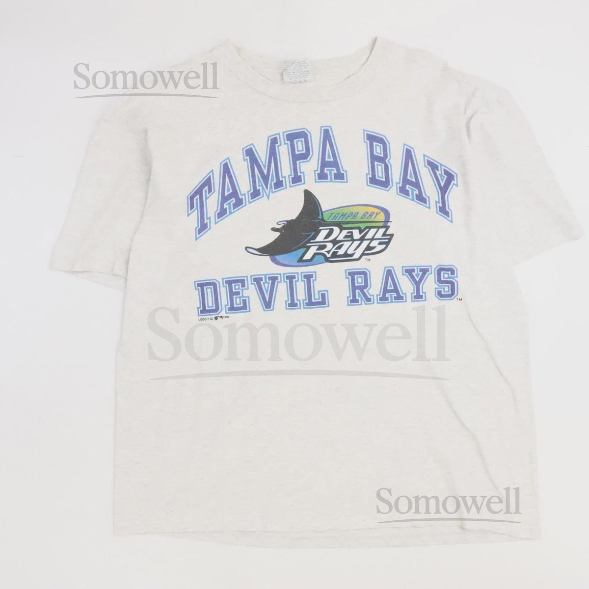 Vintage Tampa Bay Devil Rays T-Shirt Size XL 1995 90s MLB_537