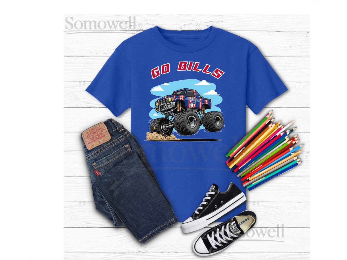 Buffalo Bills Monster Truck Shirt Football Fan Tee_245