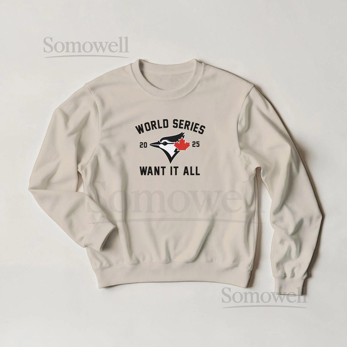 Toronto Blue Jays Sweater Want It All World Series Baseball Sweater_892