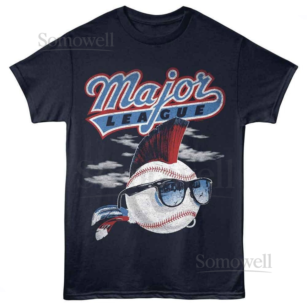 Major League Baseball Navy T-Shirt_669