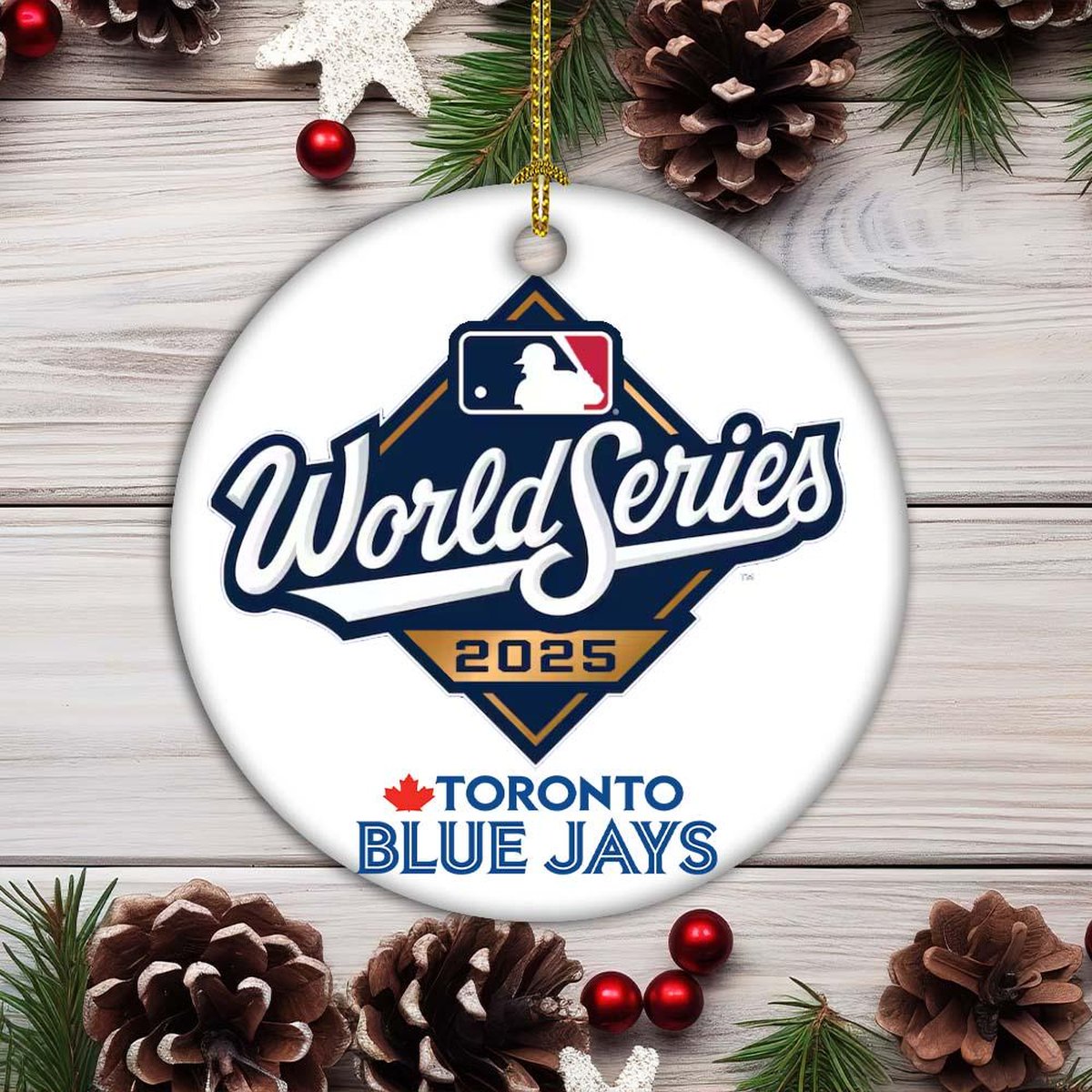 Blue Jays Ornament Baseball Ornament Blue Jays Christmas Ornament Champion Gift for Ornaments Decor Christmas