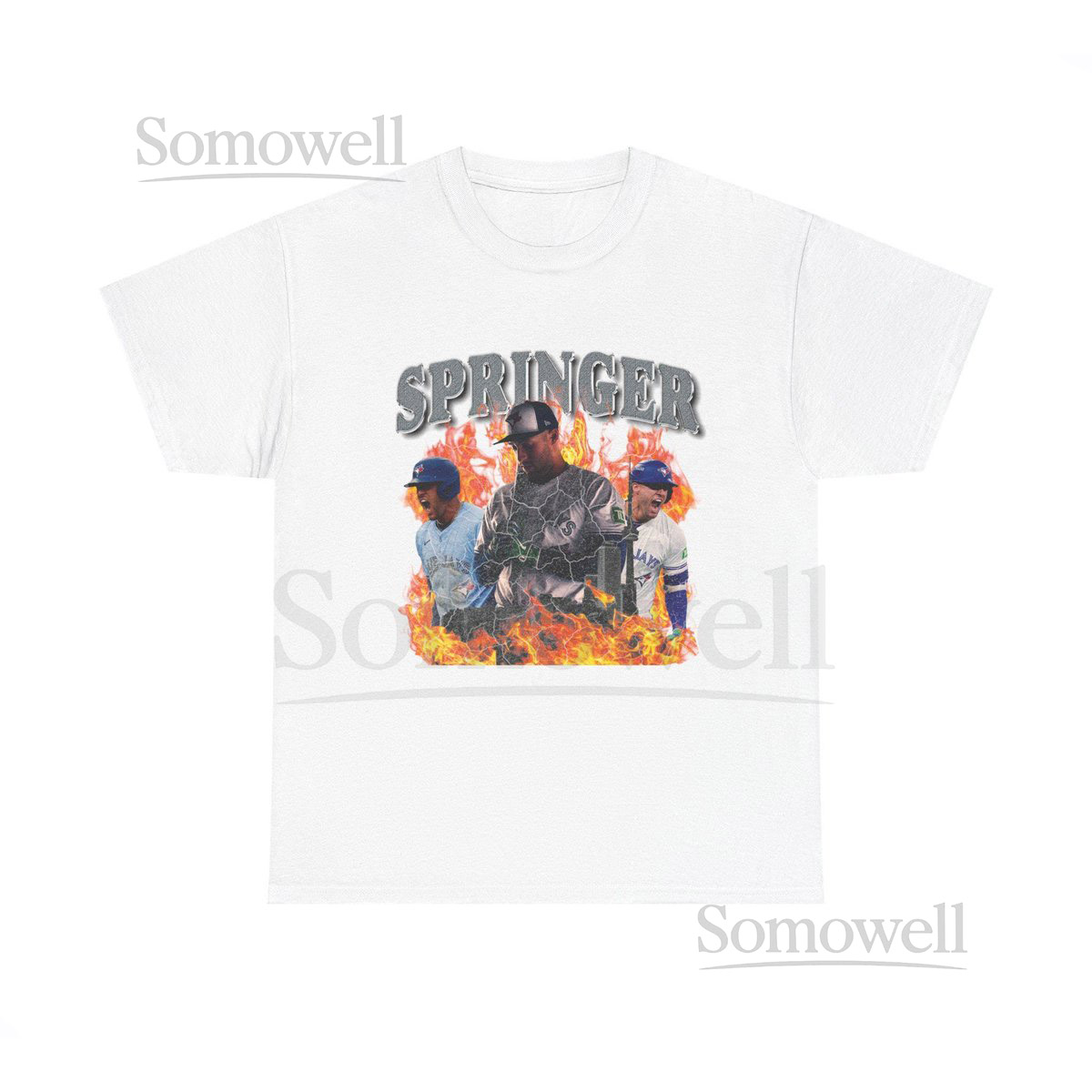 George Springer - Toronto Blue Jays 2025 Playoffs - Vintage-Style Graphic T-Shirt_476