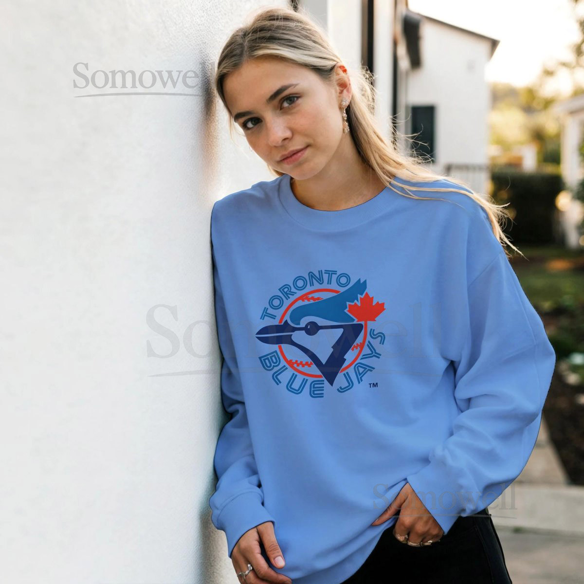 Toronto Blue Jays Unisex Crewneck Sweatshirt Gildan 18000_914