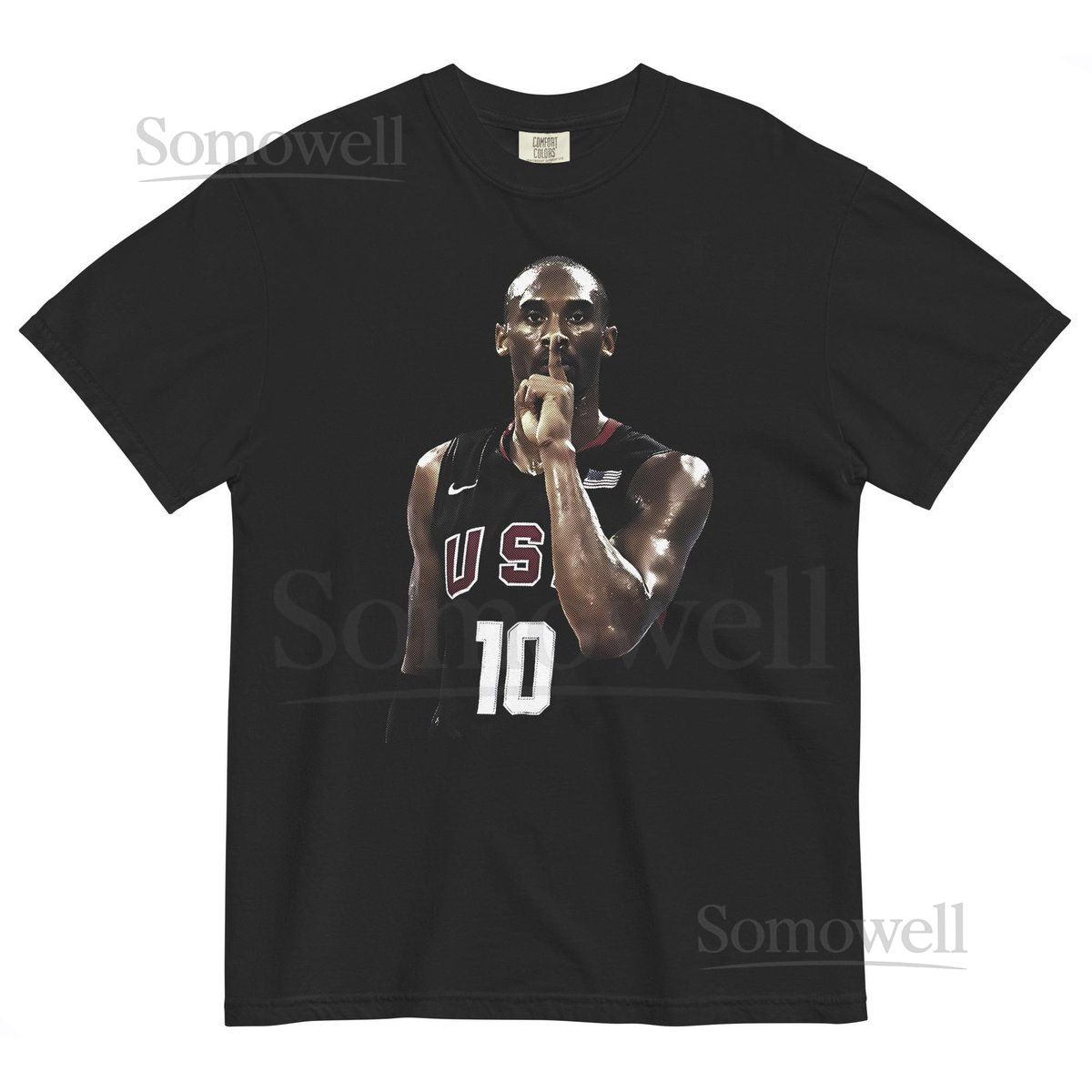 Kobe USA Basketball Vintage Style Tee Comfort Colors 1717_239