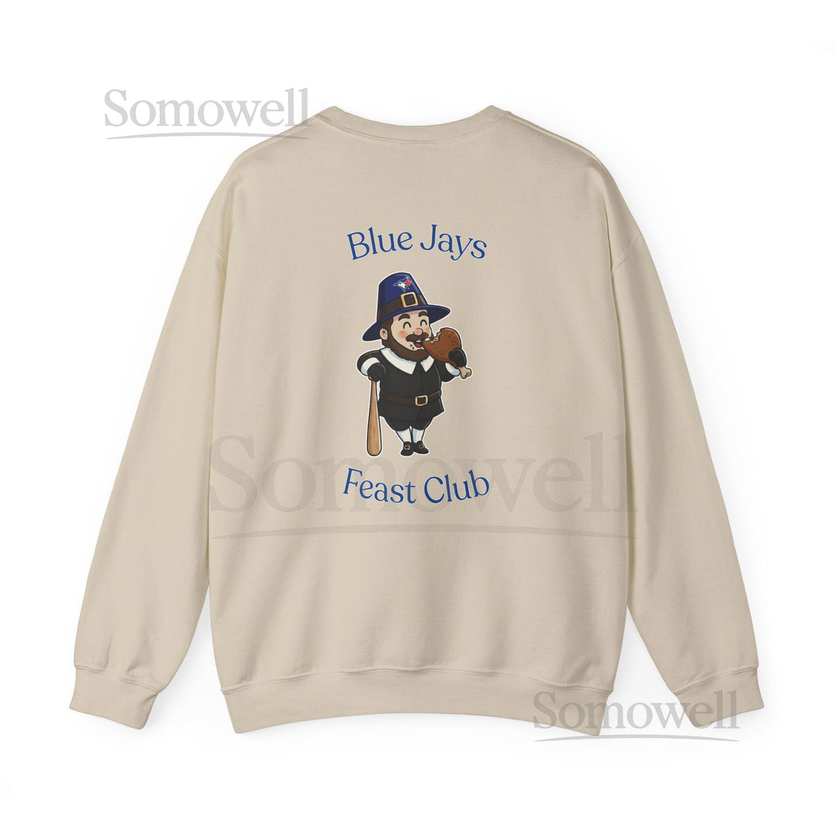 Thanksgiving Baseball Sweatshirt Toronto Blue Jays Holiday Apparel_802