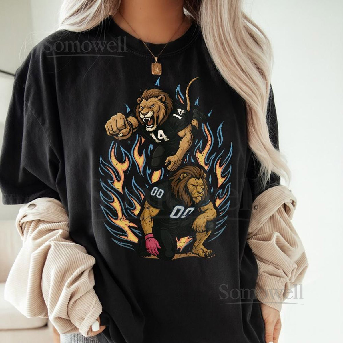 Amon Ra St.Brown Jahmyr Gibbs Celebration T-Shirt Detroit Football Merch Fan Gifts Amon Ra St.Brown Shirts Jahmyr Gibbs Tee_18